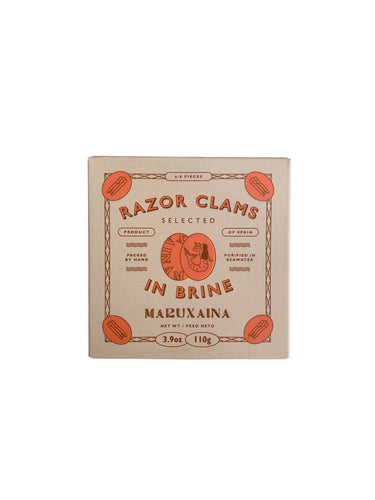 Maruxaina Razor Clams in Brine - 3 Pack